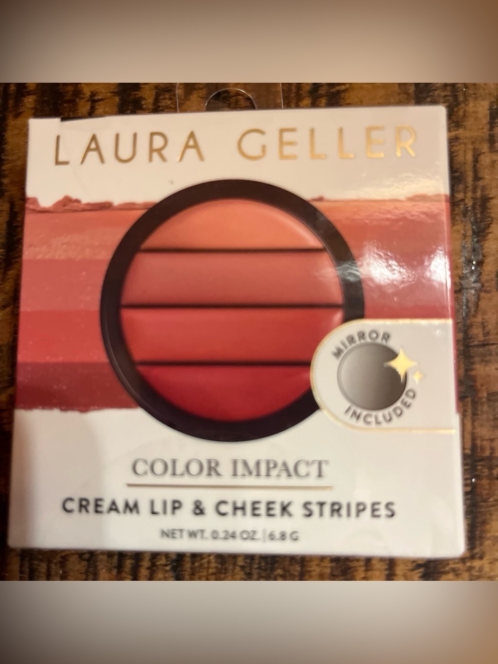 Laura Geller Color Impact Cream Lip & Cheek Stripes - Coral to Deep Red Shades